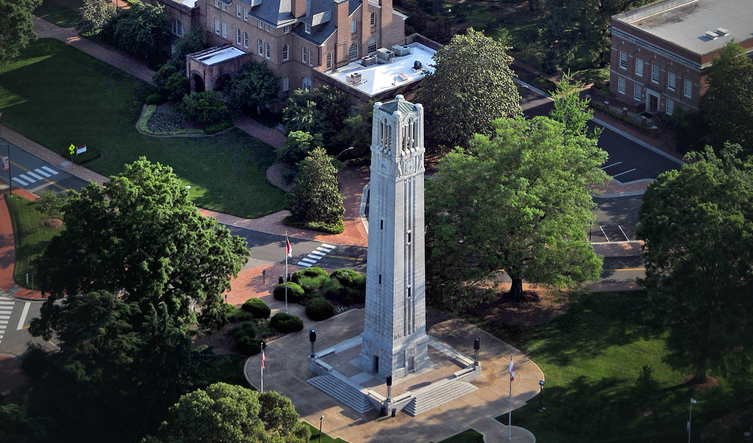 The Belltower as seen from above.