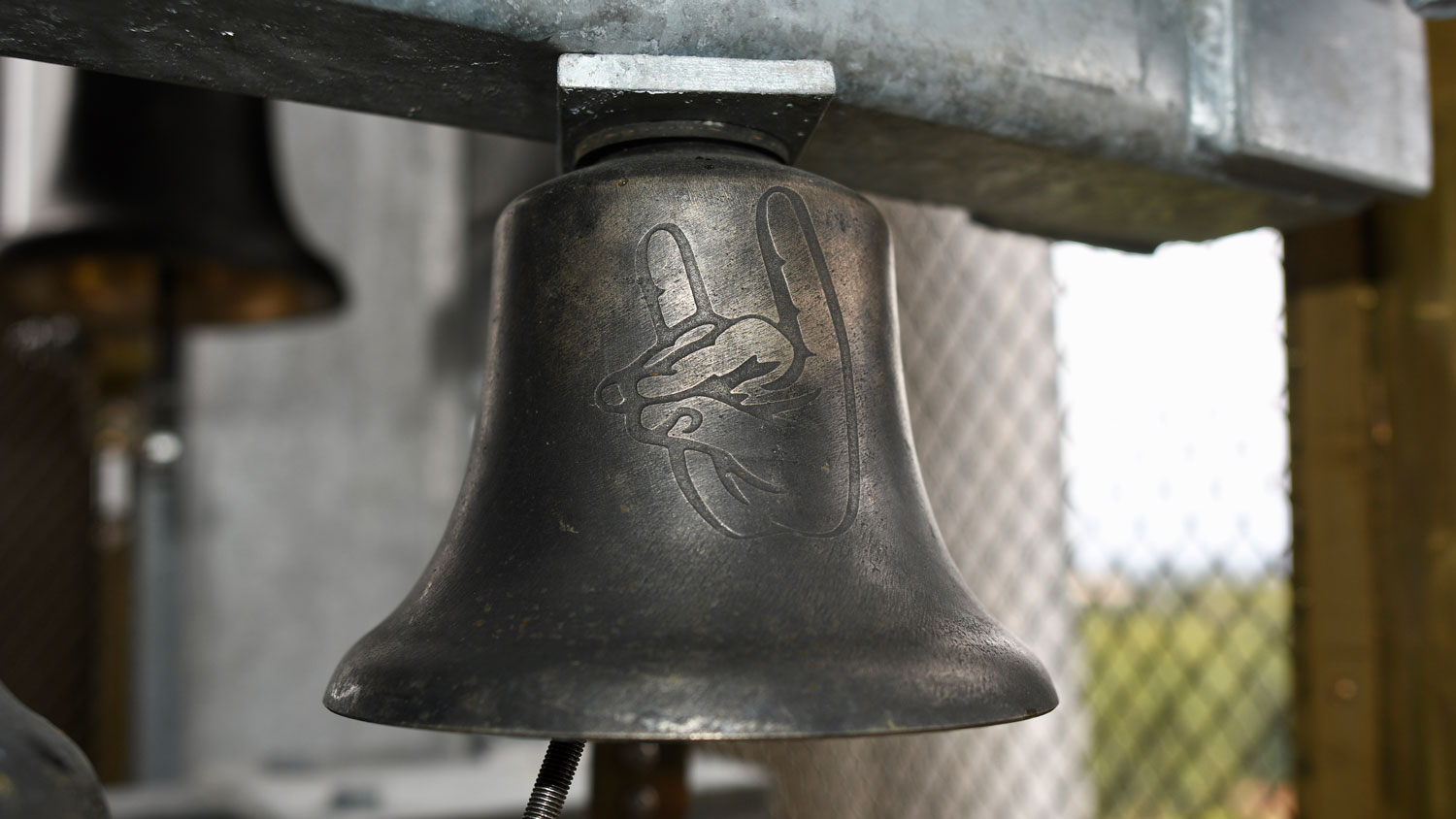 The Wolfpack symbol bell.