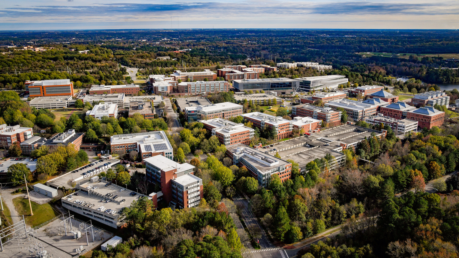 Aerial view of Centennial Campus