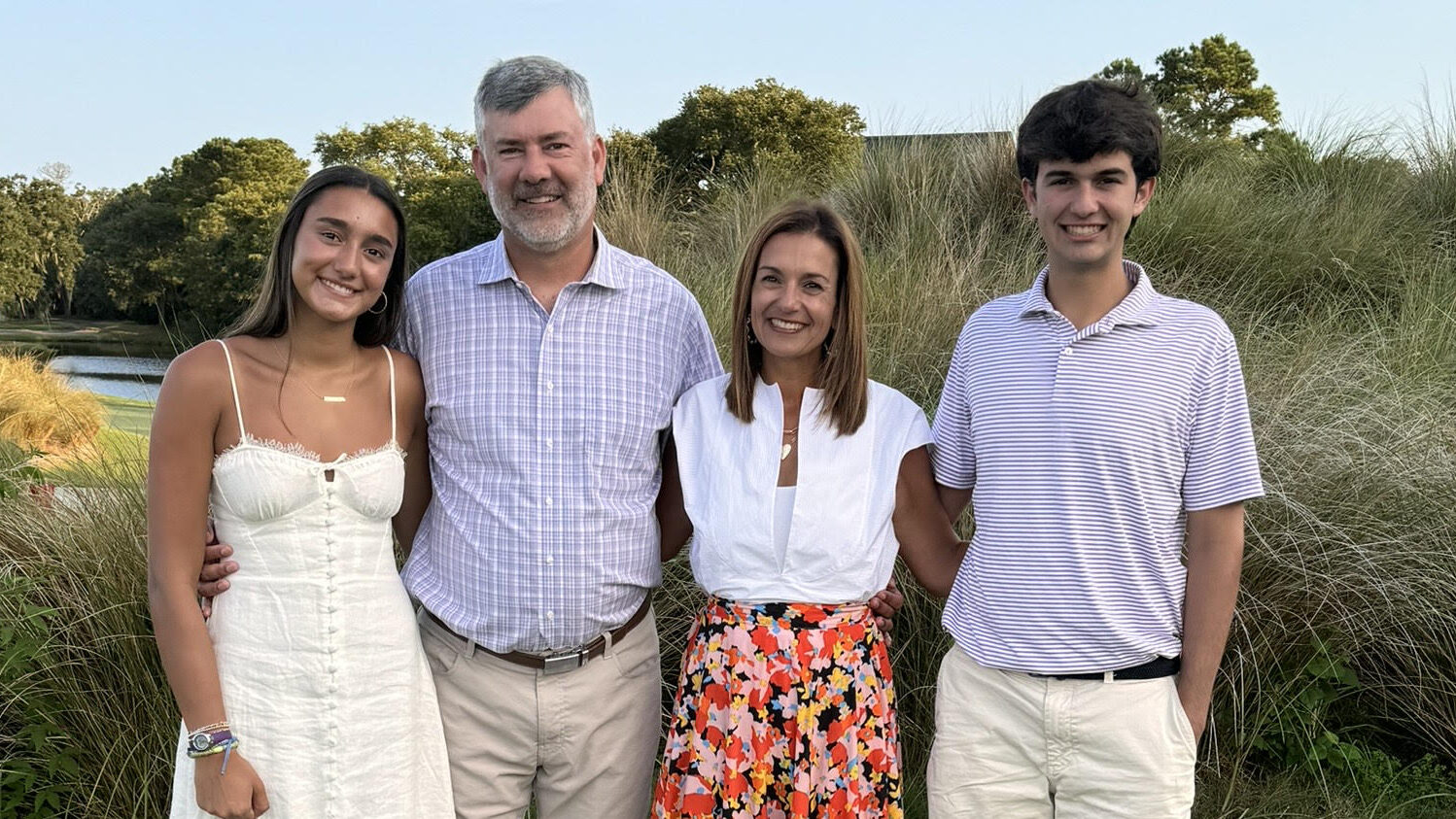 Ghazale Johnston and family